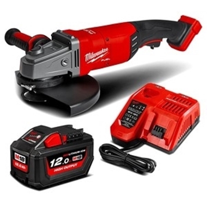 Picture of MILWAUKEE M18FLAG230XPDB-121C 230 MM LARGE BRAKING GRINDER WITH PADDLE SWITCH