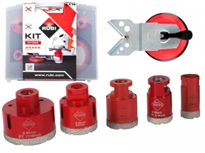 Picture of Rubi Diamant DRY Cutting Drilling Bit Kit 5 Bits Drygres - 50936