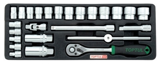 Picture of 3/8"Dr Socket set 25Pc QGCAT2502