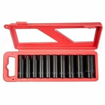 Picture of 10 Piece 1/2" Deep Impact Socket Set JEFISOC12-02