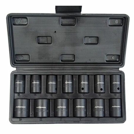 Picture of 13 Piece 1/2" Impact Socket Set JEFISOC12-05