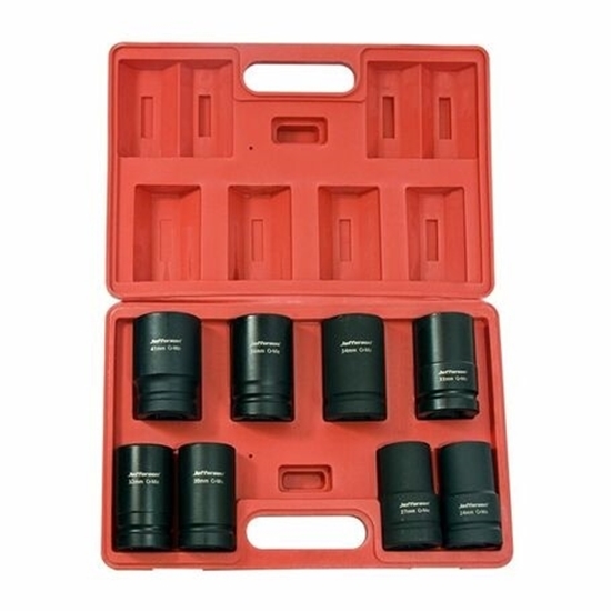 Picture of 8 Piece 1" Deep Impact Socket Set  JEFISOC01-02