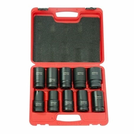 Picture of 10 Piece 1" Deep Impact Socket Set JEFISOC01-01