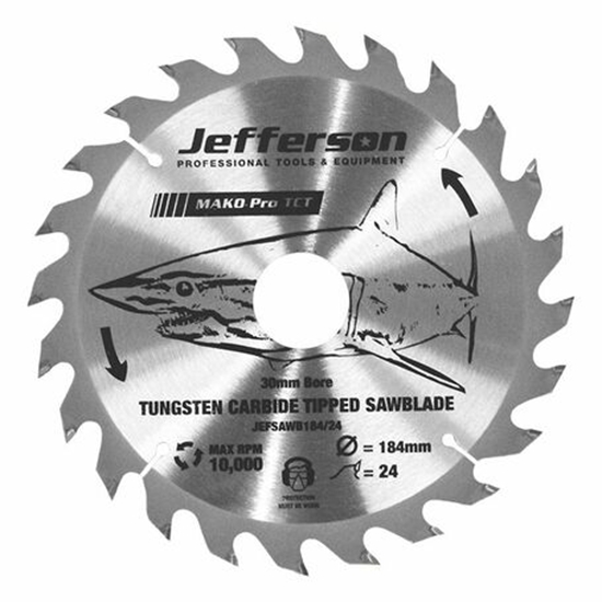 Picture of 7" TCT Blade 24T JEFSAWB184-24