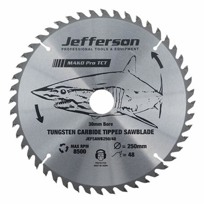 Picture of 10" TCT Blade 48T JEFSAWB250-48