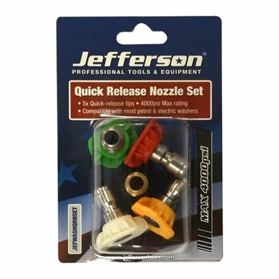 Picture of Complete Nozzle Tip Set  JEFWASHQRNSET
