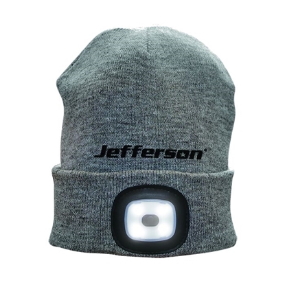 Picture of 160lm LED USB Rechargeable Beanie Hat JEFHATLT01