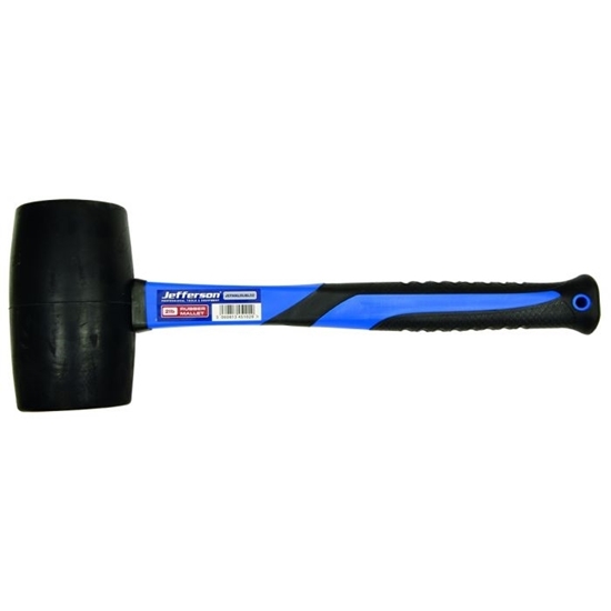 Picture of 2.0lb (32oz) Black Rubber Mallet JEFMALRUBL02