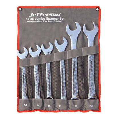 Picture of 6 Piece Jumbo Spanner Set JEFCSS06