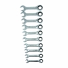 Picture of 10 Piece Combination Stubby Ratchet Spanner Set JEFCRSS10STB