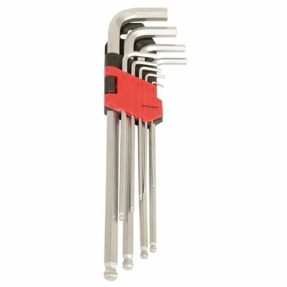 Picture of 9 Piece Extra Long Ball-hex Key Metric Set JEFKYHX09ELB