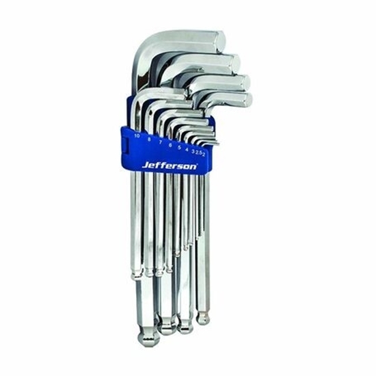 Picture of 13 Piece Jumbo Ball-Hex Key Set JEFKYHX13J