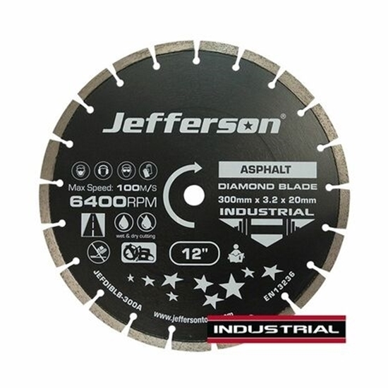 Picture of 300mm Industrial Diamond Blade (Asphalt)  JEFDIBLB-300A