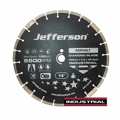 Picture of 350mm Industrial Diamond Blade (Asphalt)   JEFDIBLB-350A