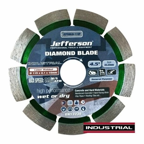 Picture of 115mm Industrial Diamond Blade  JEFDIBLB-115P