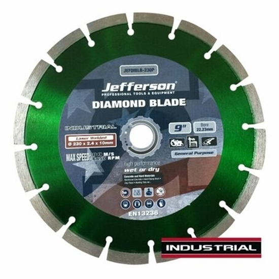 Picture of 230mm Industrial Diamond Blade JEFDIBLB-230P