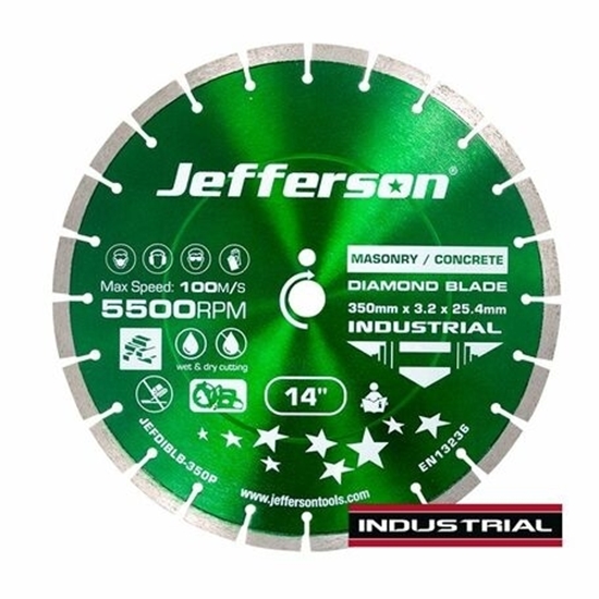 Picture of 350mm Industrial Diamond Blade JEFDIBLB-350P