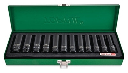 Picture of 3/8"Dr Deep Impact Socket Set 12Pc 8-19mm  QGDAD1201