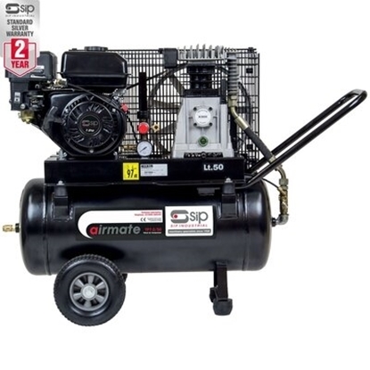 Picture of SIP TP7/50 50ltr Belt Drive Petrol Compressor 06217