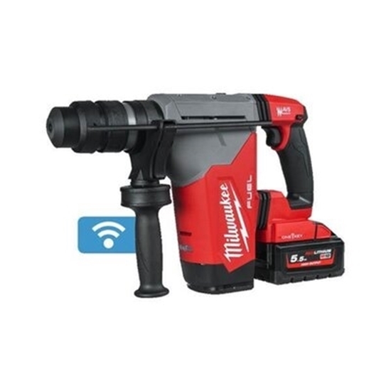 Picture of Milwaukee [M18ONEFHPX-552X] M18 ONE-KEY SDS+ Hammer Drill Kit (2x5.5Ah)