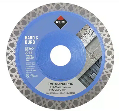 Picture of RUBI Diamond blade  TVR 125 SUPERPRO 30987