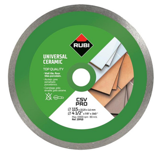 Picture of RUBI Diamond blade CSV 115 PRO 25910