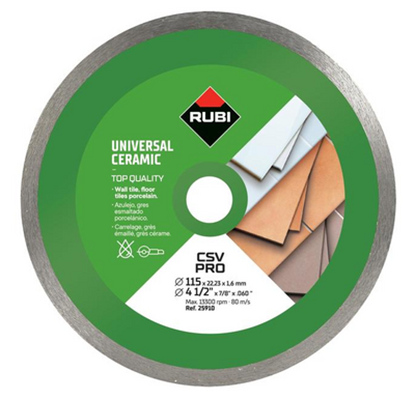 Picture of RUBI Diamond blade CSV 125 PRO 31915