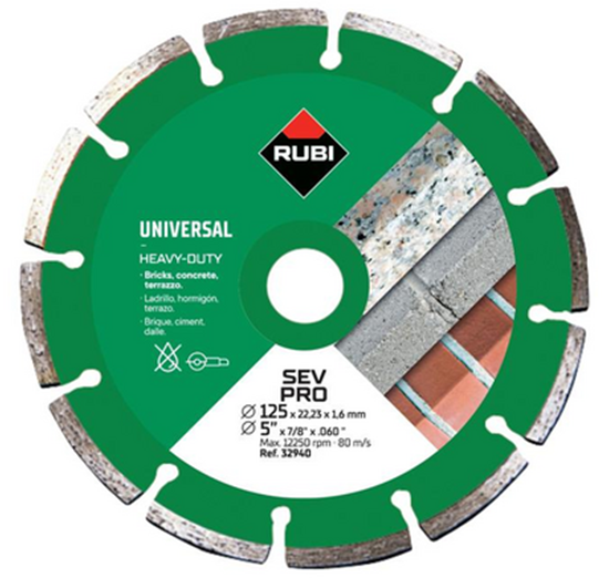 Picture of RUBI Diamond blade SEV 115 PRO 25915