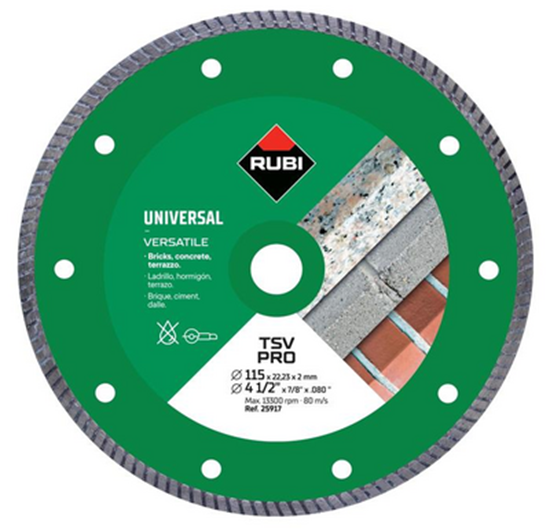 Picture of RUBI Diamond blade TSV 115 PRO 25917