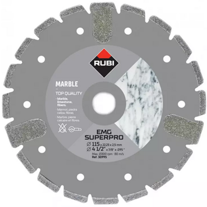Picture of RUBI Marble Electroplated Diamond Blade EMG 115 SUPERPRO 30995