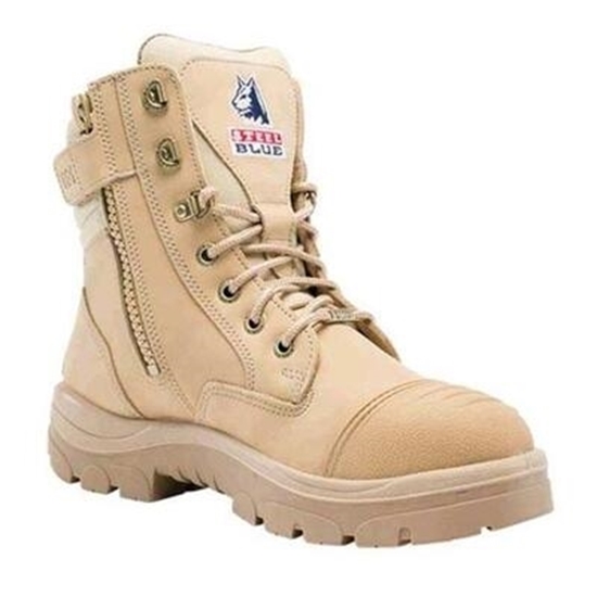 Picture of Steel Blue Southern Cross Zip S3 Boots - Sand