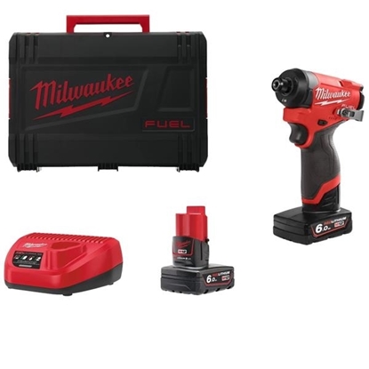 Picture of Milwaukee [M12FID2-602X] M12 FUEL Impact Driver Kit Gen 3 (2x6.0Ah)