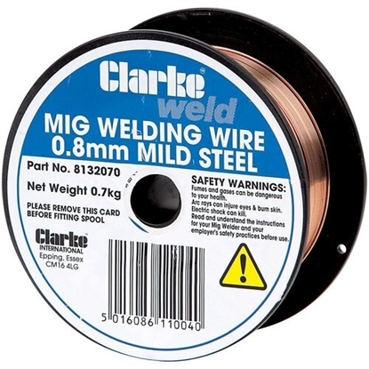Picture of Clarke Mild Steel Welding Wire 0.8mm 0.7kg 8132070