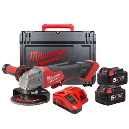 Picture of Milwaukee [M18FSAGV115XPDB-502X] 18V FUEL Grinder Kit (2x5Ah)