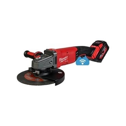 Picture of Milwaukee [M18ONEFLAG230XPDB-121C] ONE-KEY 230mm Braking Angle Grinder With Paddle Switch (1x12Ah)