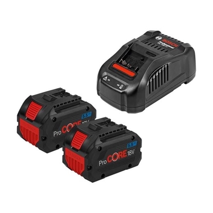 Picture of Bosch 1600A0214D Battery Starter Set:  2 x GBA 5.5Ah ProCORE 18V Batteries + GAL 1880 CV charger