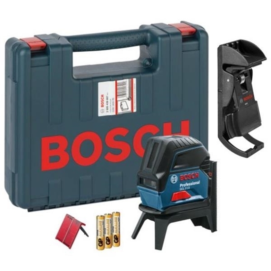 Picture of Bosch GCL 2-15 Self Levelling Cross Line Laser with BM3 & RMI Wall Mount + Carry Case