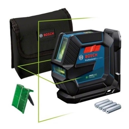 Picture of BOSCH GLL 2-15 G + LB 10, Professional Green Beam Line Laser (Carton)