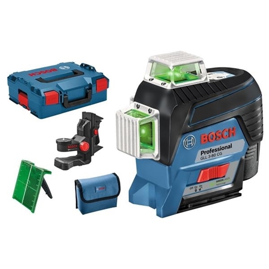 Picture of BOSCH GLL 3-80 CG + BM 1 Professional Line Laser (L-BOXX) Click and Go Set