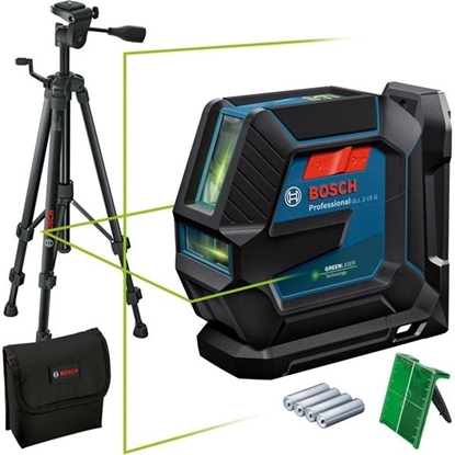 Picture of BOSCH GLL 2-50 G Professional Green Beam Combi Laser + RM 10 + BT 150 Tripod