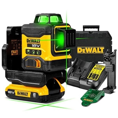 Picture of DeWalt DCLE34031D1 18V XR 3x360 Compact Green Laser Kit (1x2.0Ah)