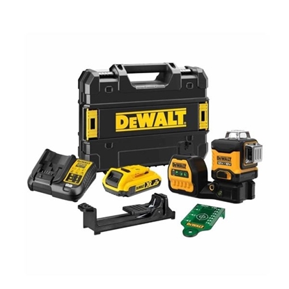 Picture of DeWalt DCE089D1G18 12/18V 3x360 Green Beam Multi-Line Laser (1x2Ah)