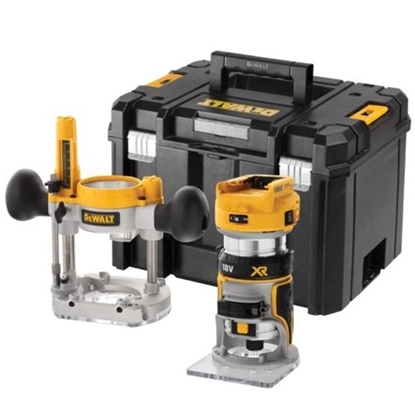 Picture of DeWalt DCW604NT 18V XR Brushless 1/4" Router with Base (Bare Unit)