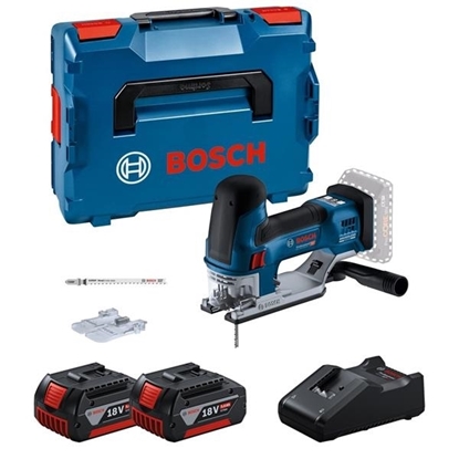 Picture of BOSCH GST 18V-155 SC 18v Brushless Connection Ready Jigsaw in L-Boxx (2x5ah)