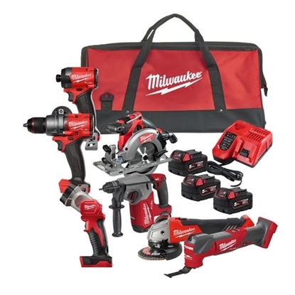 Picture of Milwaukee M18FPP7A3-503B 7 Piece POWER PACK (3x5Ah)