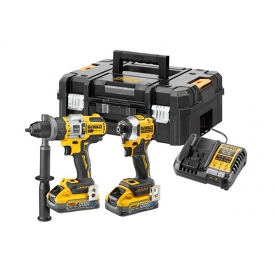 Picture of DeWalt DCK2052H2T Powerstack 18V XR BL Drill & Impact Driver Twin Kit (2x5Ah)