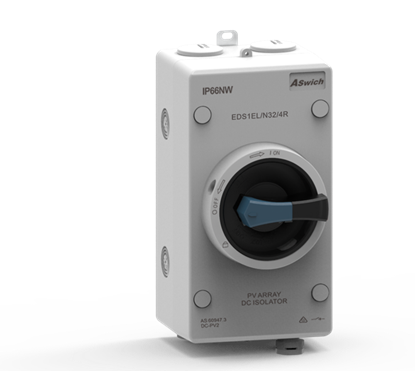 Picture of DC Isolator 32A 1000V 4Pole (IP65)