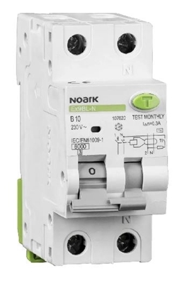 Picture of Residual Circuit Breaker with Overcurrent protection Ex9BL-N 1P+N B25 A 100mA