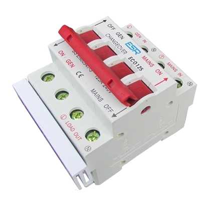 Picture of ESR 125a 240v Changeover Switch