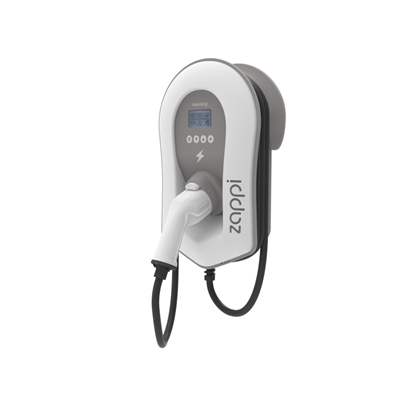 Picture of Zappi 7kW to 22kW- tethered – White with in-build Hub